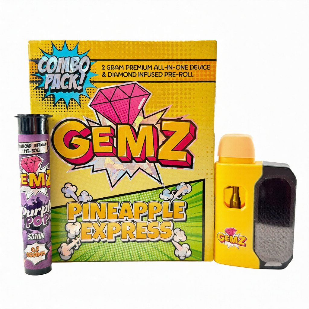 Gemz 2g Disposable Pineapple Express – Premium Vape Pen Gemz 2g Disposable