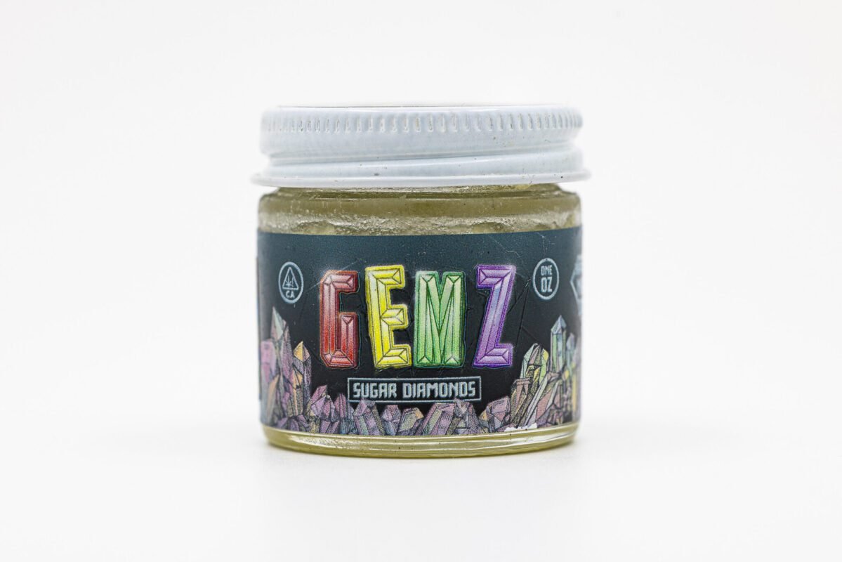 Gemz Sugar Diamonds Topaz Twist 1oz – Premium Concentrate Gemz Sugar Diamonds